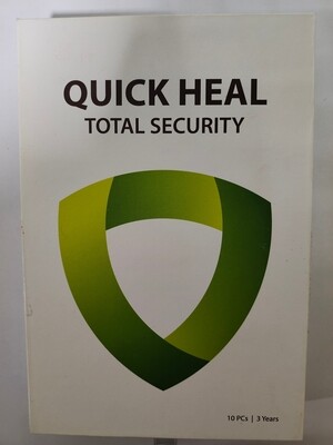 New, 10 User, 3 Year, Quick Heal Total Security