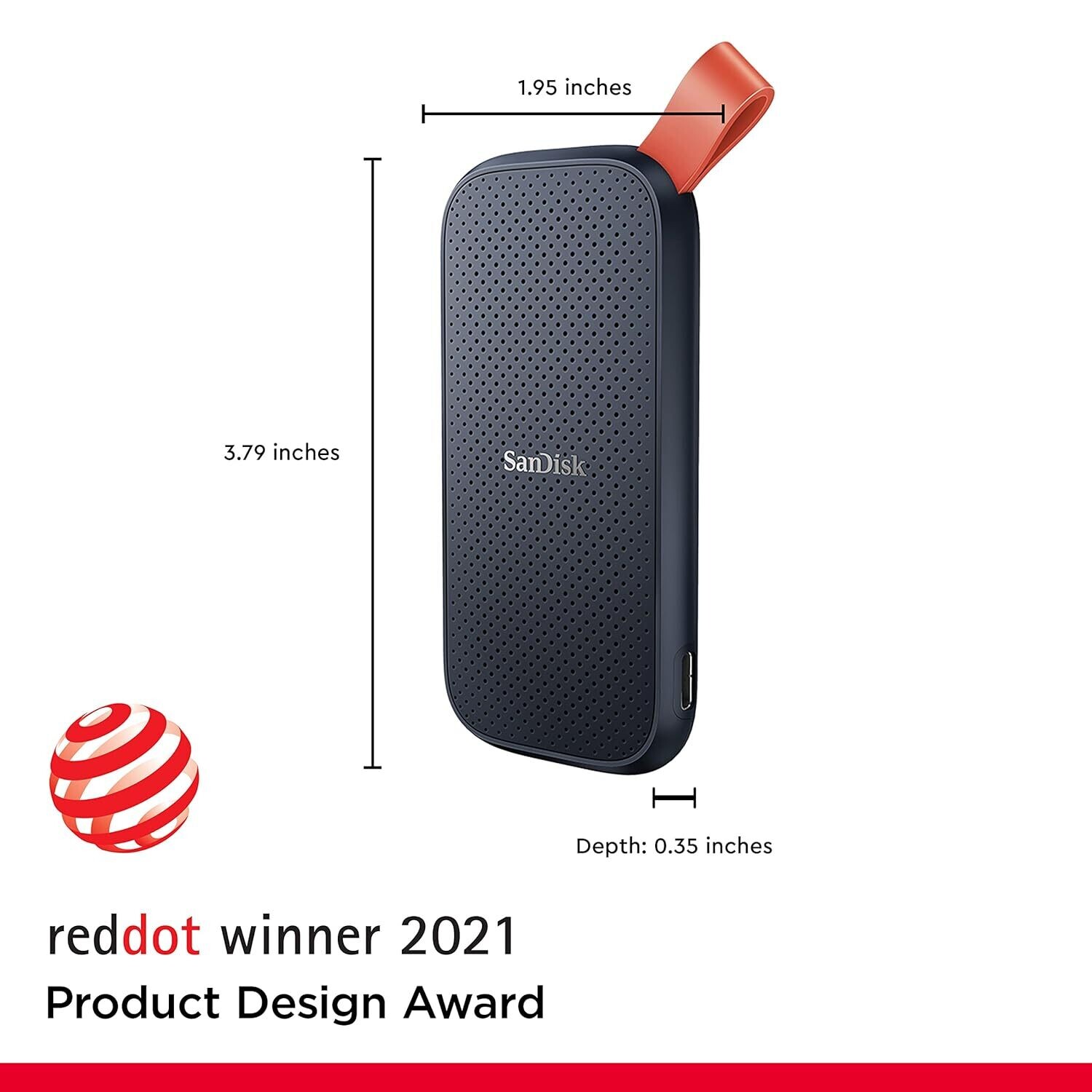 SanDisk 2TB Portable SSD, 800MB/s SanDisk 2TB Portable SSD, 800MB/s