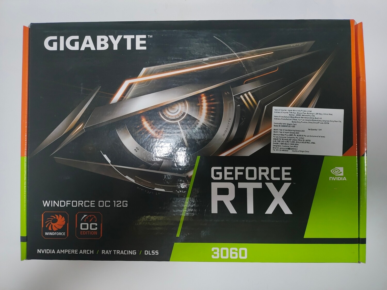 GeForce RTX 3060 GAMING OC 12G Graphics Card