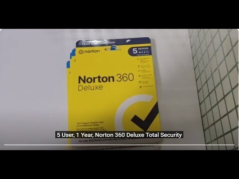 5 User, 1 Year, Norton 360 Deluxe Total Security