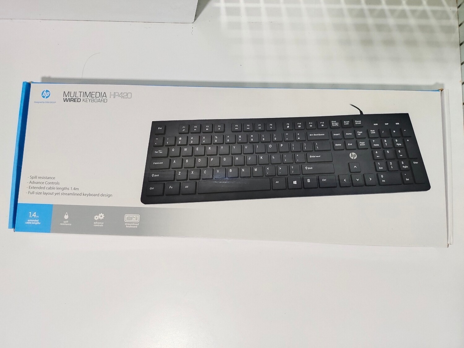 HP 420 Multimedia Wired Keyboard 2U2H4P3 HP 420 Multimedia Wired Keyboard 2U2H4P3