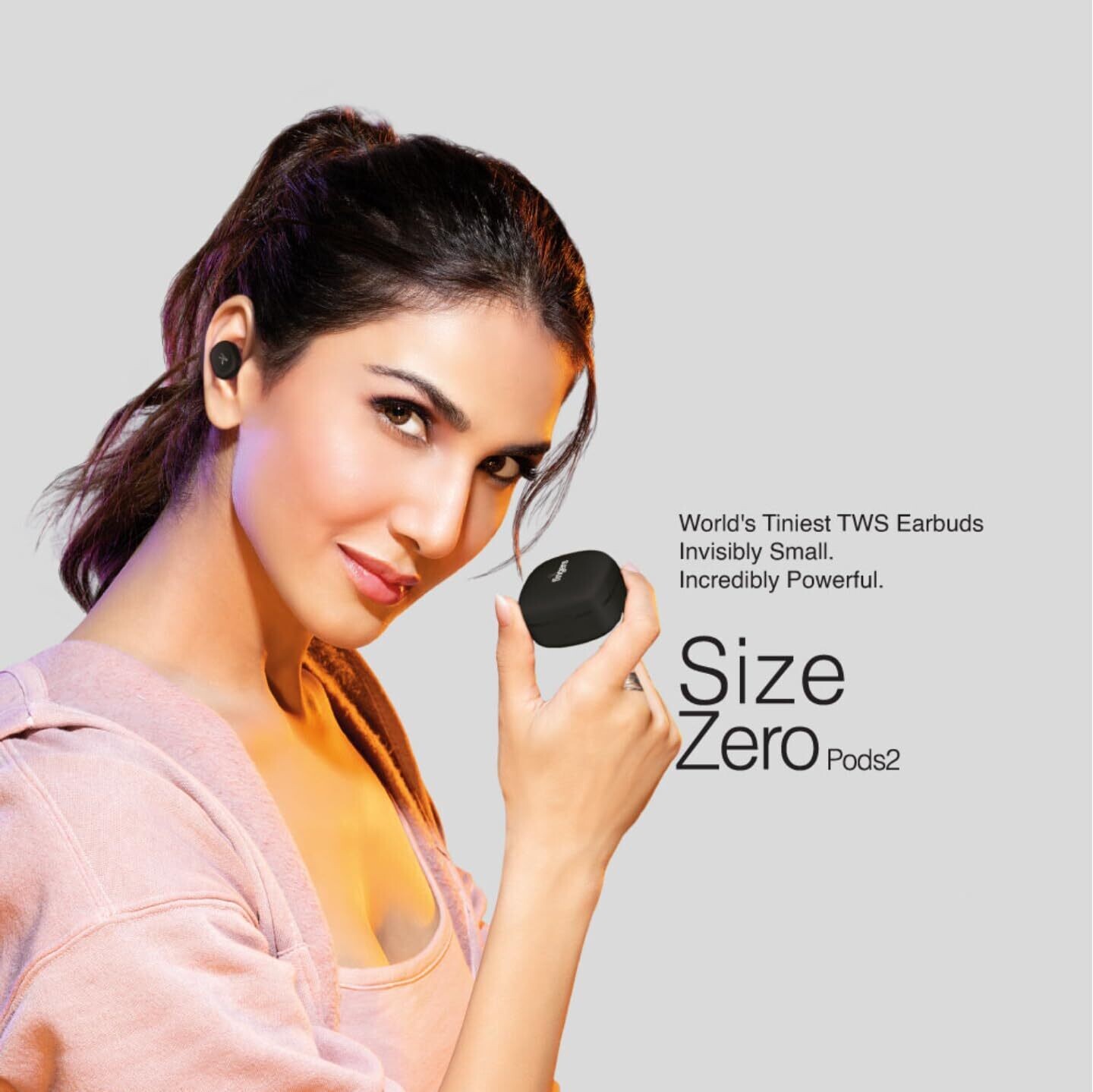 Fingers SizeZero Pods2 TWS Earbuds, Matte Black Fingers SizeZero Pods2 TWS Earbuds, Matte Black