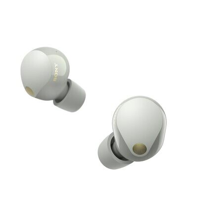 Sony WF-1000XM5 Wireless Noise Canceling Earbuds (Silver)