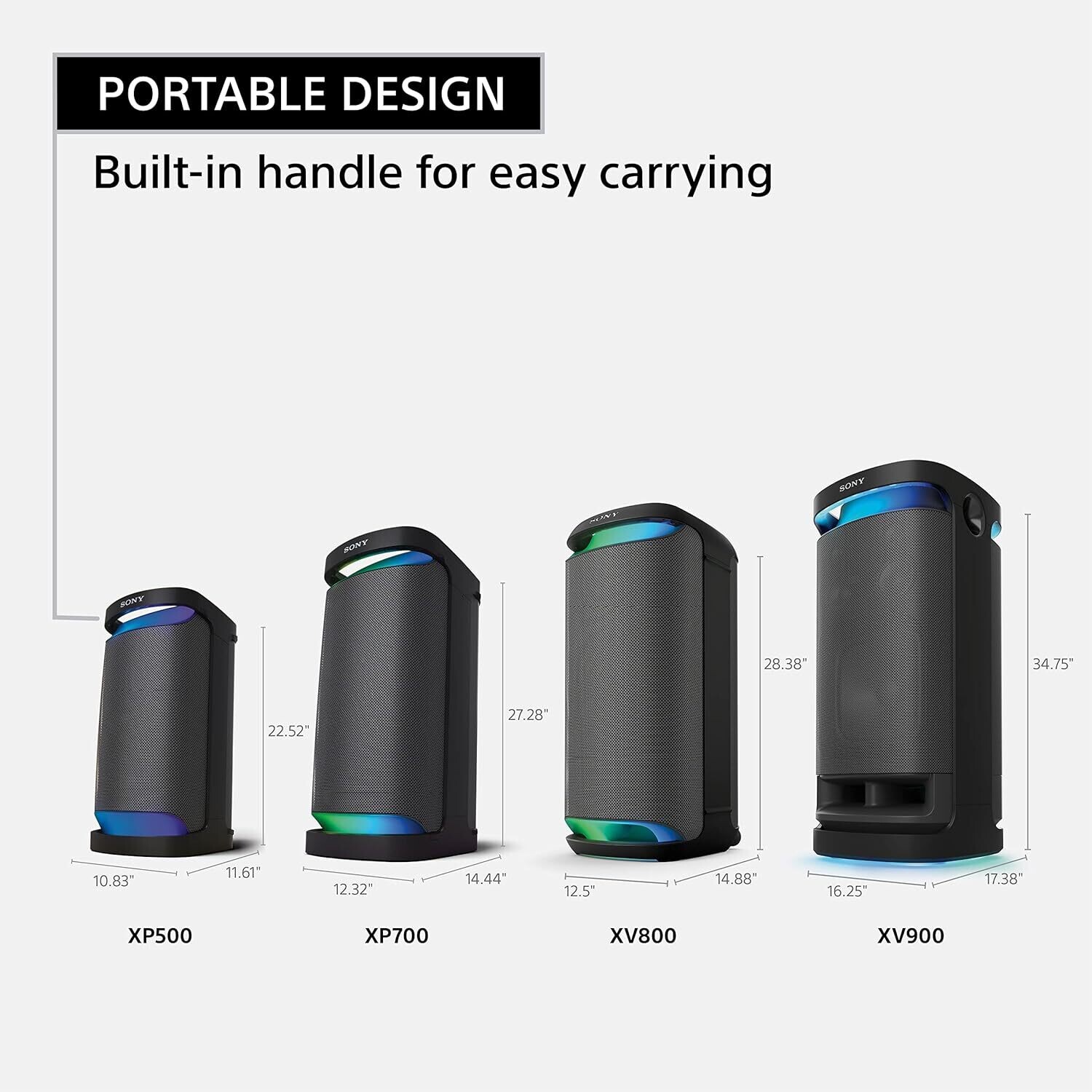 Sony XV800 Portable Wireless Party Speaker