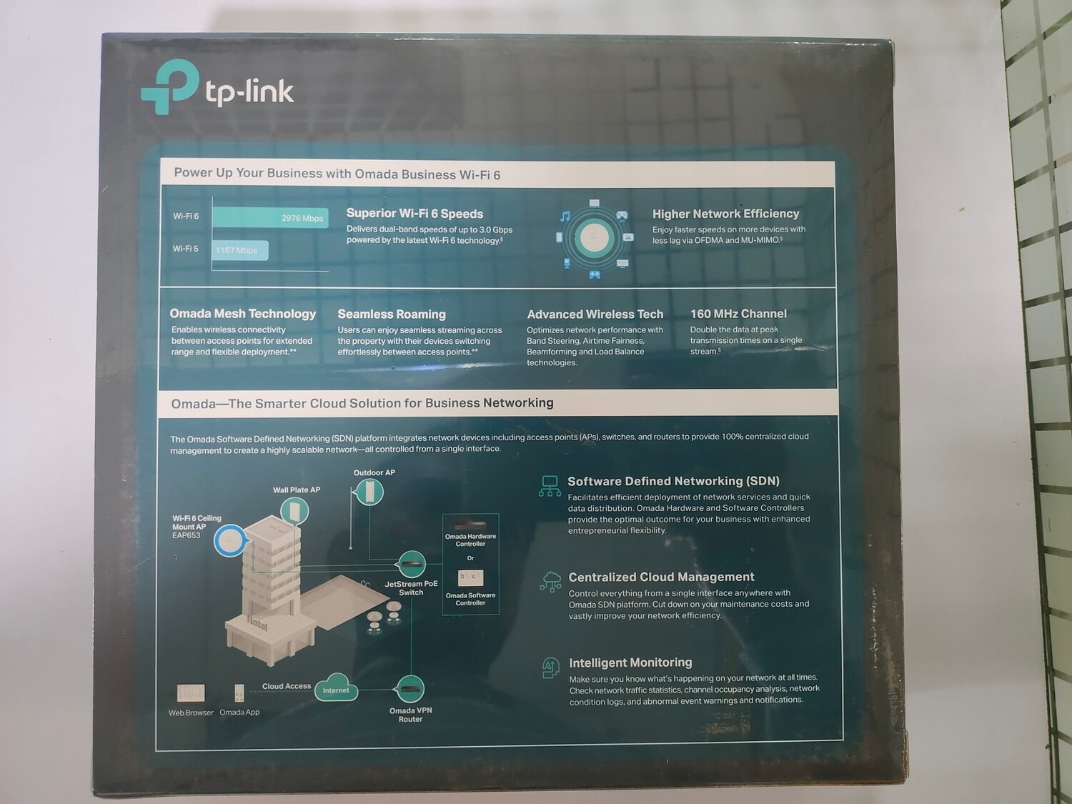 TP-Link EAP653 AX3000 Ceiling Mount WiFi 6 Access Point TP-Link EAP653 AX3000 Ceiling Mount WiFi 6 Access Point