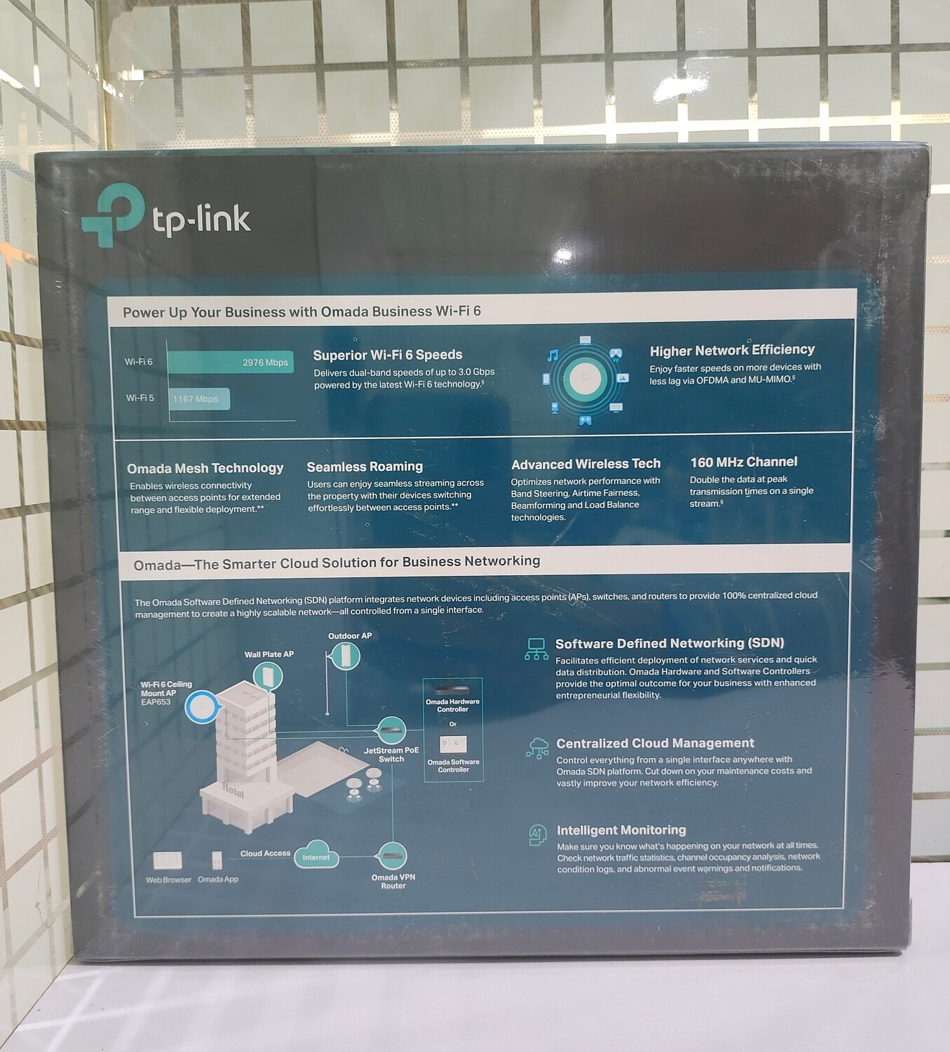 TP-Link EAP653 AX3000 Ceiling Mount WiFi 6 Access Point TP-Link EAP653 AX3000 Ceiling Mount WiFi 6 Access Point