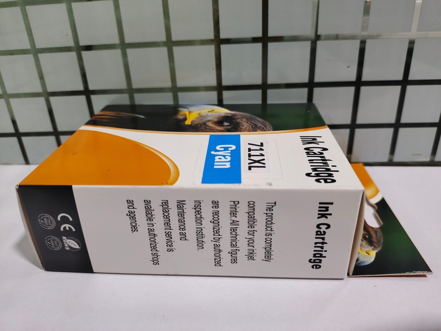 Compatible 711XL Cyan Ink Cartridge  ( HP Printer )