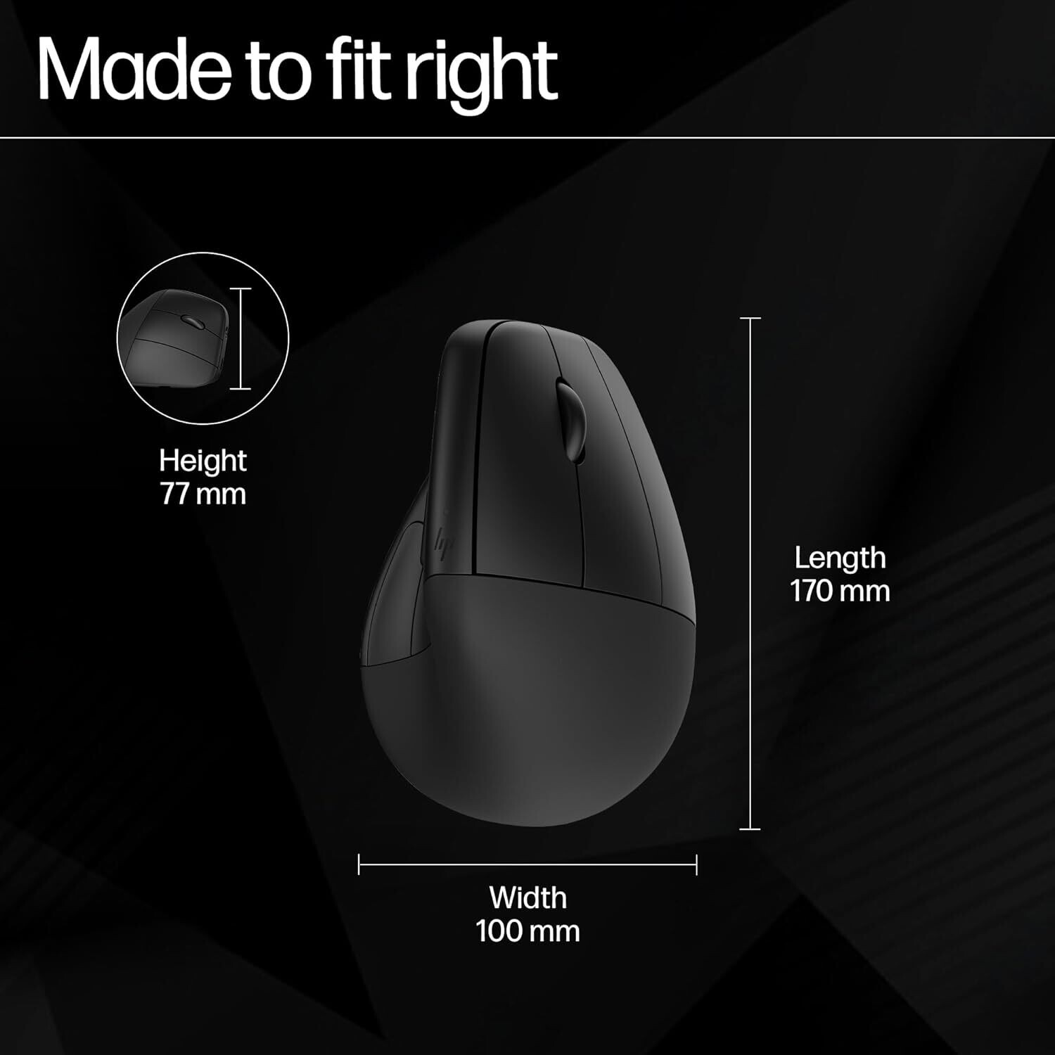 HP 920 Ergonomic Wireless Mouse (6H1A4AA)
