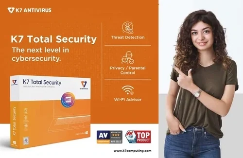 New, 1 User, 1 Year, K7 Total Security with Mat