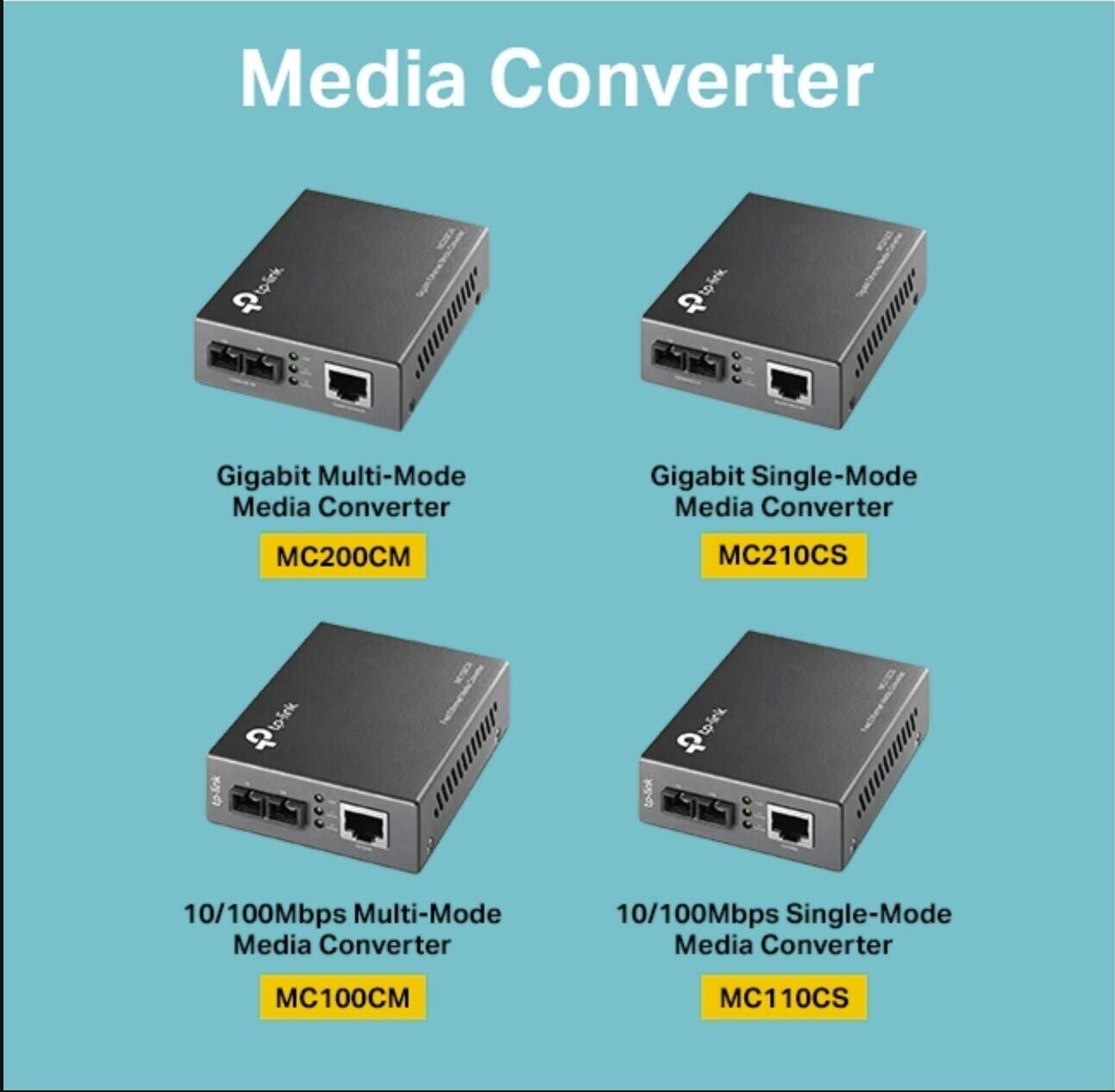 TP Link MC200CM Gigabit Multi-Mode Media Converter