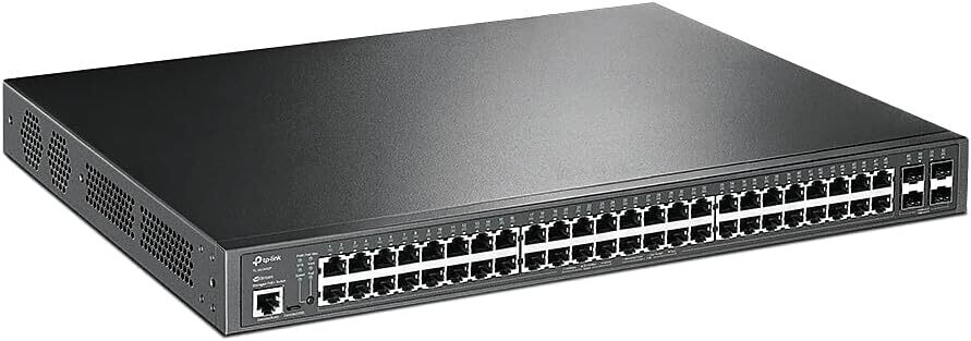 TP Link TL-SG3452P JetStream 52-Port Gigabit L2+ Managed Switch with 48-Port PoE+
