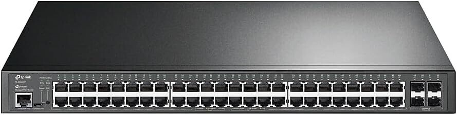TP Link TL-SG3452P JetStream 52-Port Gigabit L2+ Managed Switch with 48-Port PoE+