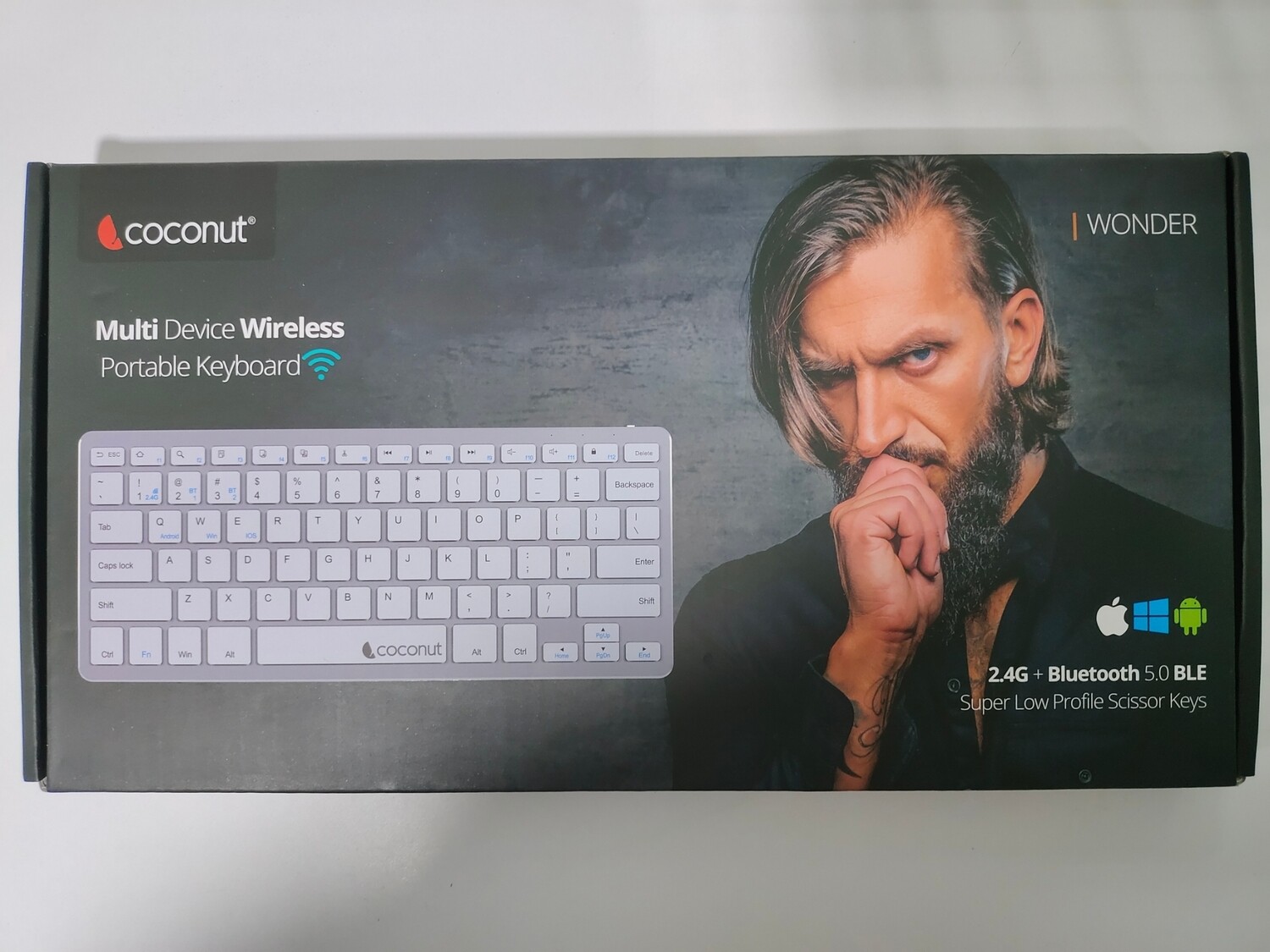 Coconut WK23 Wonder Multi Device Wireless Keyboard