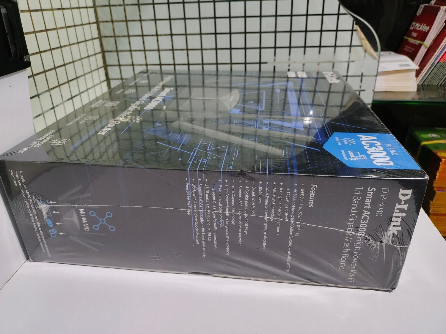 D-Link DIR-3040 AC3000 High-Power Wi-Fi Tri-Band Gigabit Router