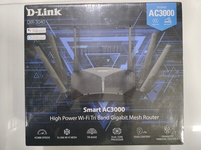 D-Link DIR-3040 AC3000 High-Power Wi-Fi Tri-Band Gigabit Router