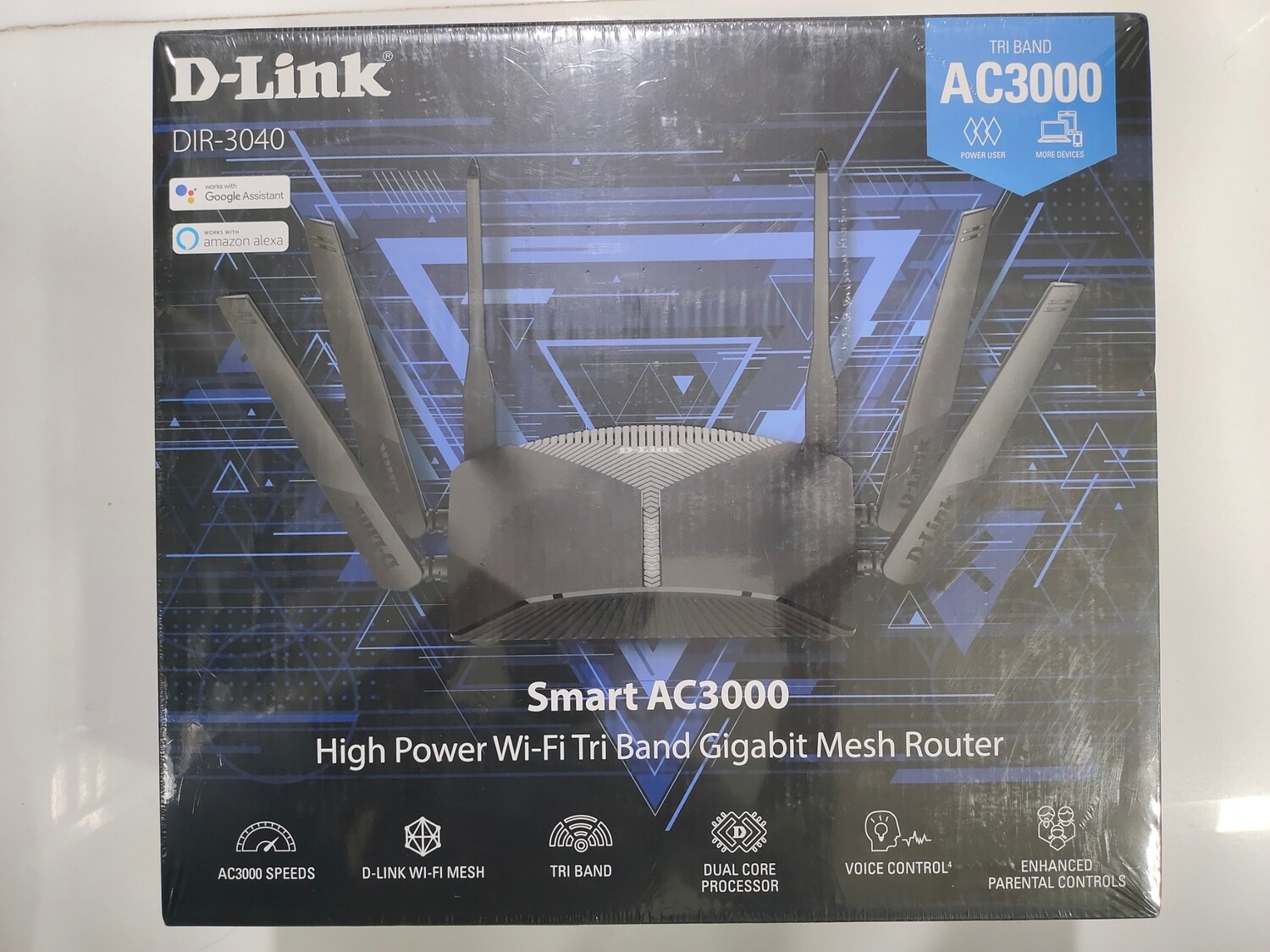 D-Link DIR-3040 AC3000 High-Power Wi-Fi Tri-Band Gigabit Router