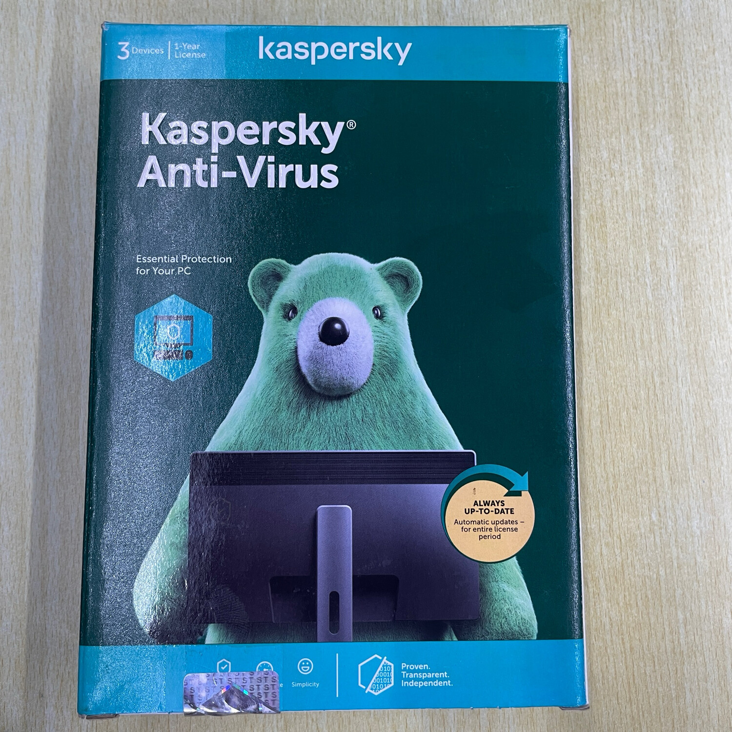 3 User, 1 Year, Kaspersky Antivirus Security