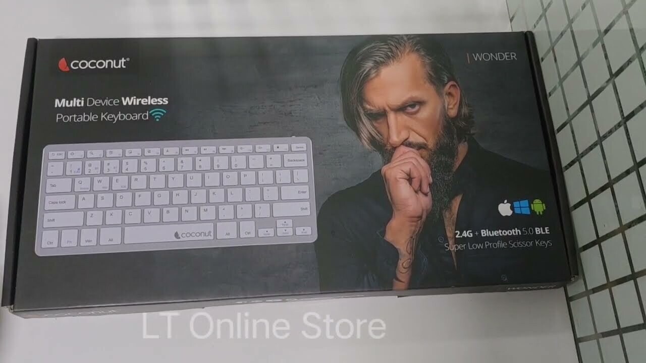 Coconut WK23 Wonder Multi Device Wireless Keyboard