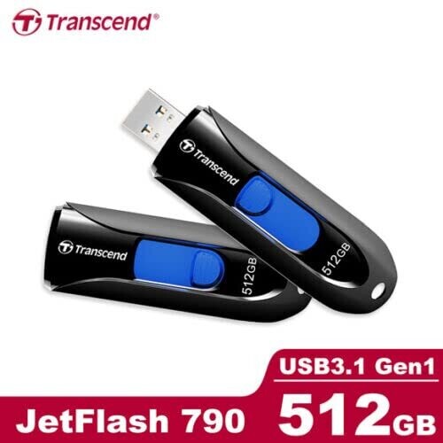 Transcend 512GB USB 3.1 Pen Drive (JetFlash 790)