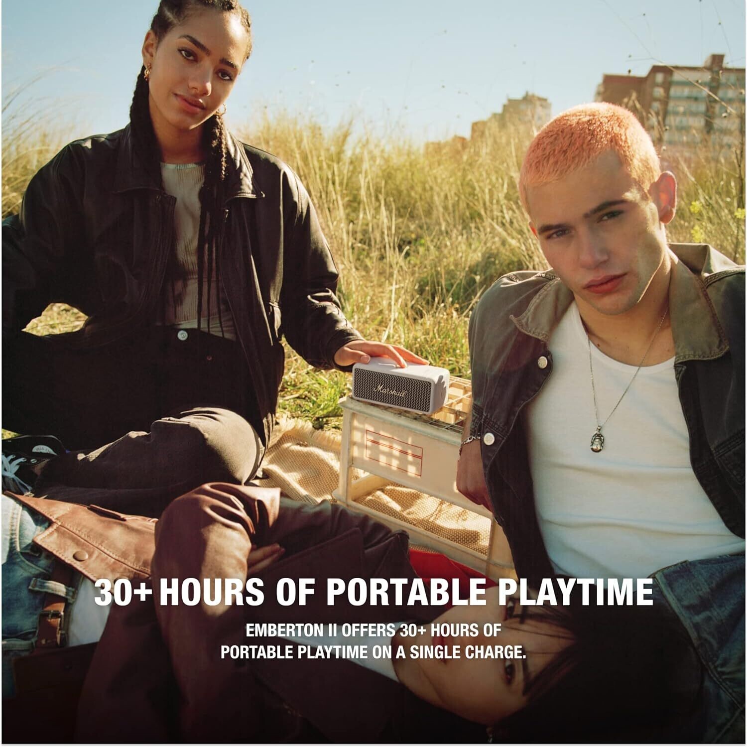 Marshall Emberton II 20w Wireless Portable Speaker (Cream)