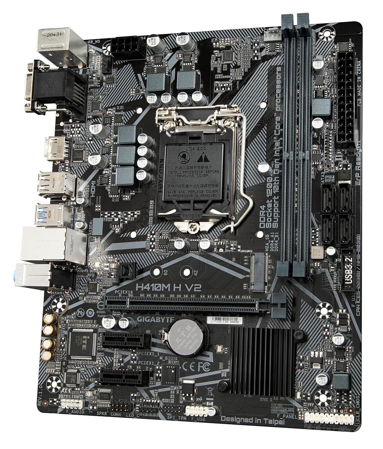 Gigabyte H410M H V2 MicroATX Motherboard