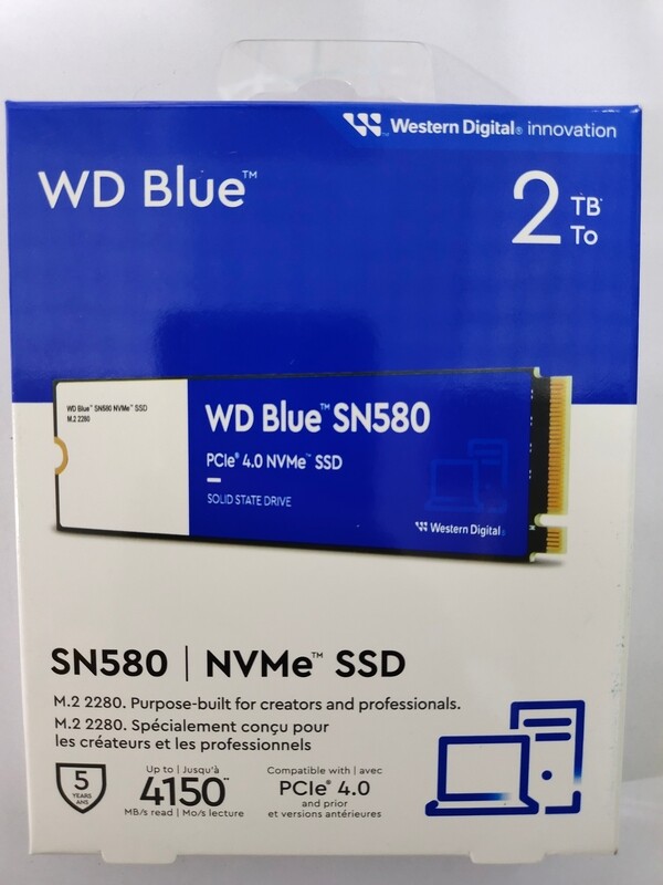 WD Blue 2TB SN580 NVMe Internal SSD - Rs.11090