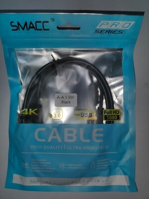 1.5mtr USB To USB Cable (Pack of 10)