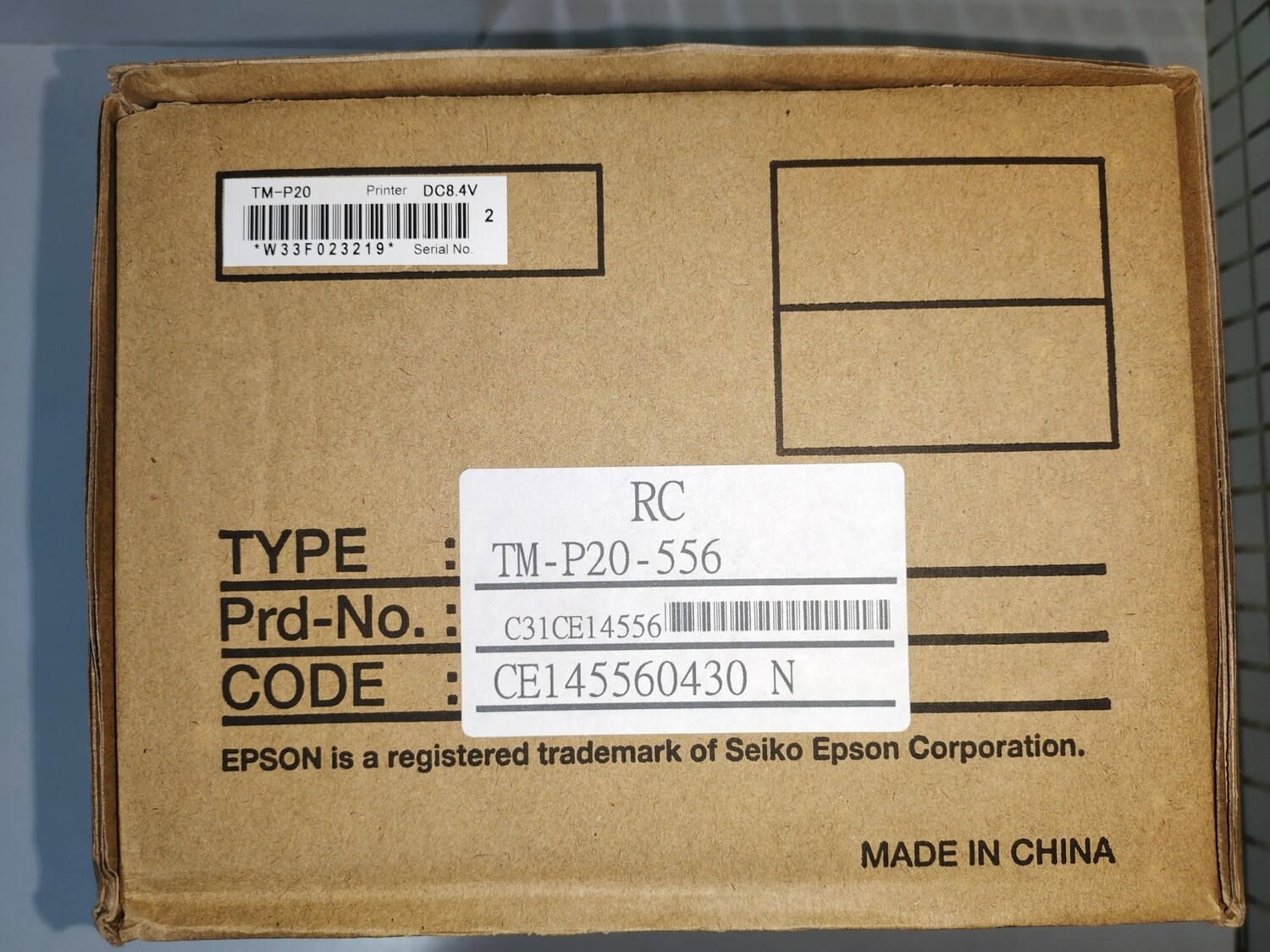 Epson TM-P20 Portable Mobile POS Thermal Printer Epson TM-P20 Portable Mobile POS Thermal Printer