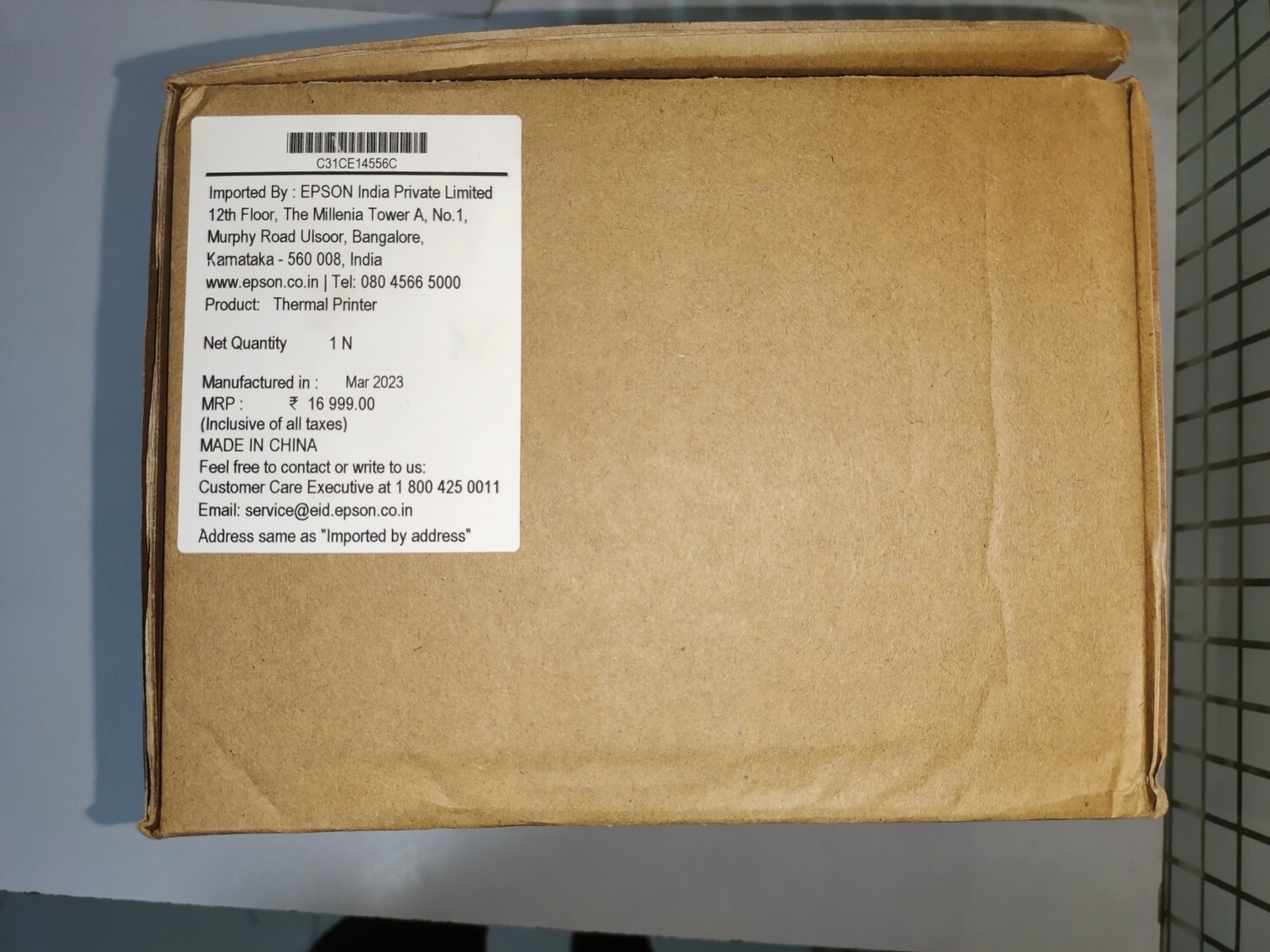 Epson TM-P20 Portable Mobile POS Thermal Printer Epson TM-P20 Portable Mobile POS Thermal Printer