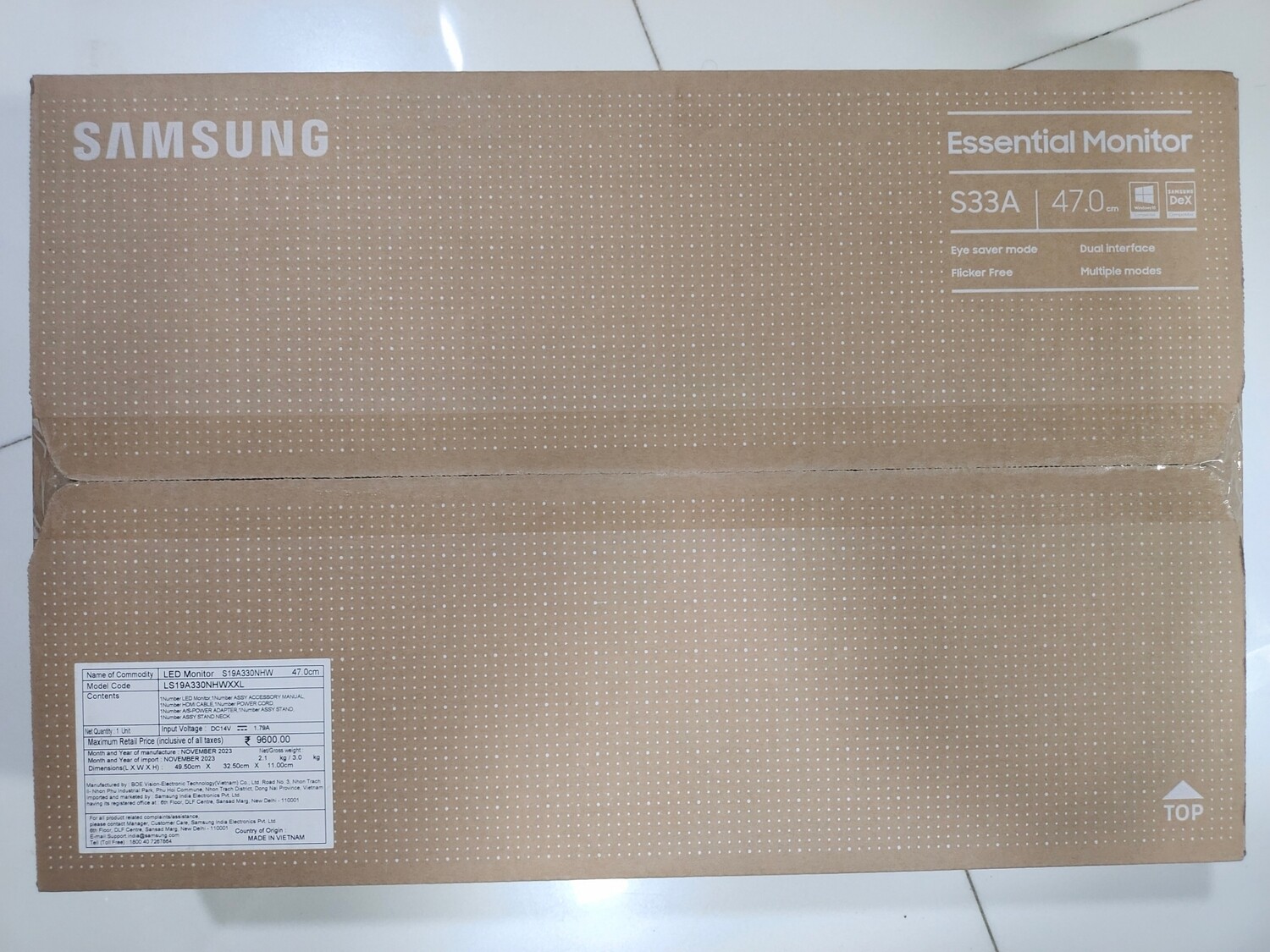 Samsung S19A330 19-inch Full HD Monitor