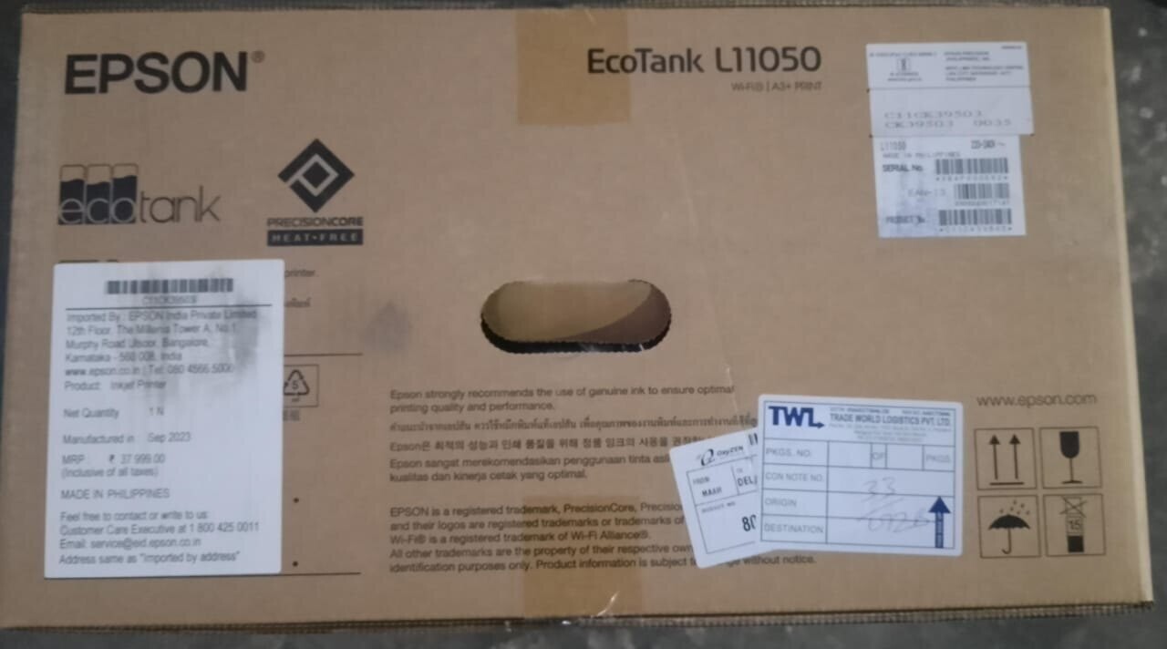 Epson EcoTank L11050 A3 Wi-Fi Color Ink Tank Printer Epson EcoTank L11050 A3 Wi-Fi Color Ink Tank Printer