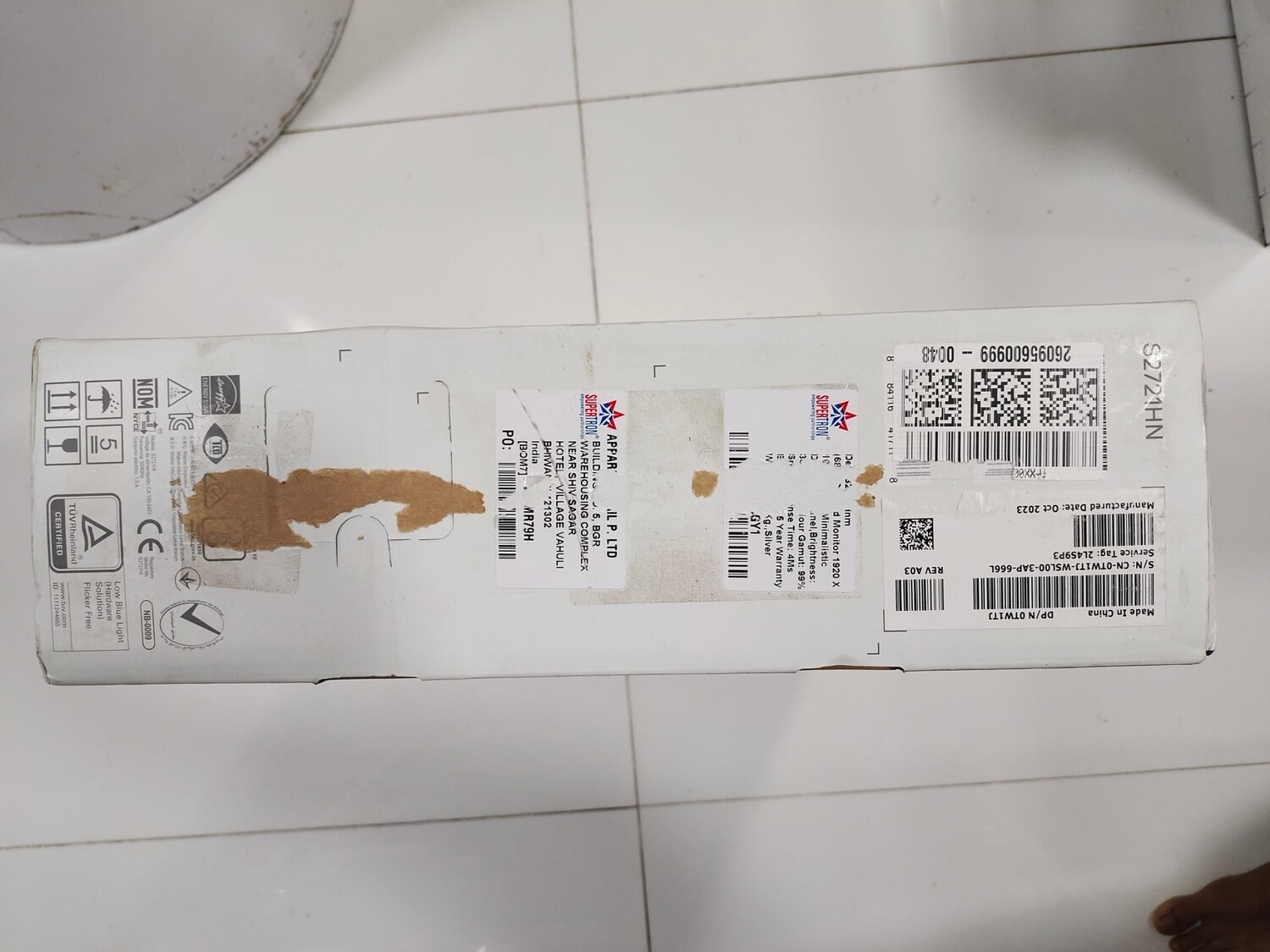 DELL S Series 27 inch Full HD IPS Panel with Brightness 300 nits