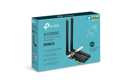 TP Link Archer TX50E AX3000 Wi-Fi 6 Bluetooth 5.2 PCIe Adapter