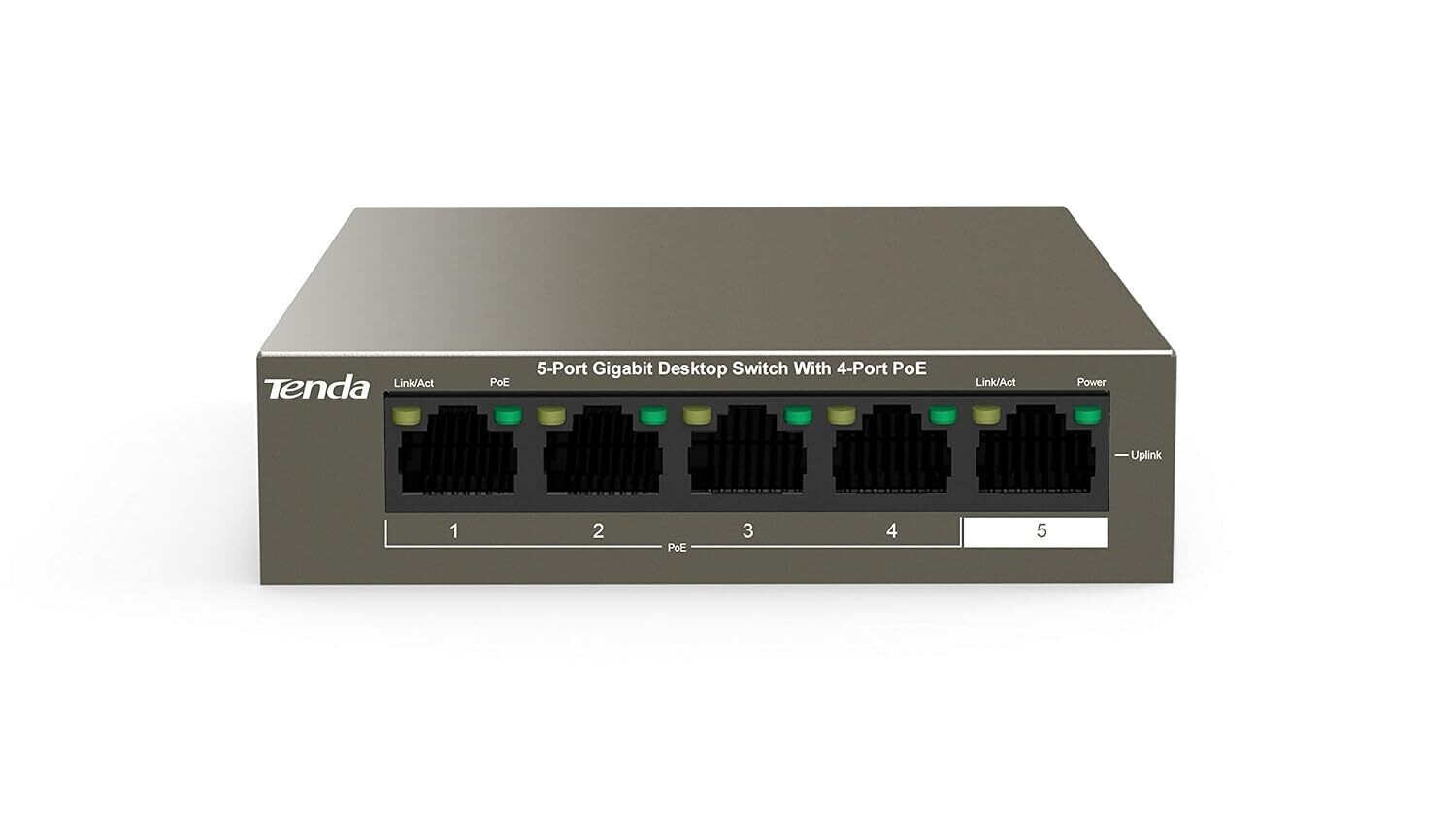 Tenda 5-Port Gigabit Desktop (TEG1105P-4-63W)