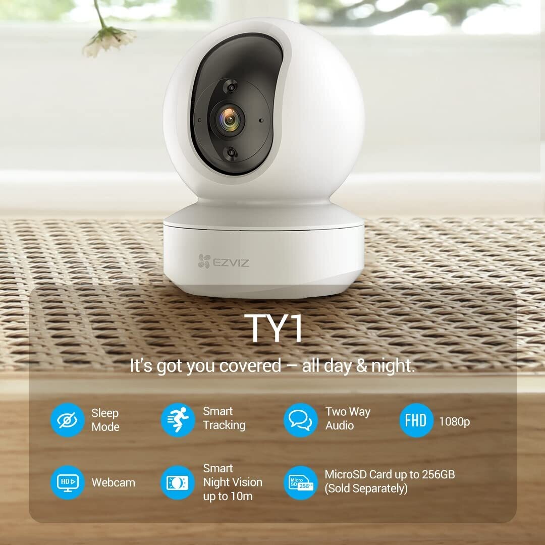 EZVIZ CS-TY1 (1080P) Smart Home WiFi CCTV Camera EZVIZ CS-TY1 (1080P) Smart Home WiFi CCTV Camera
