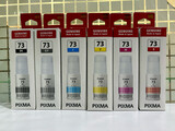 Original ink Canon Pixma 73 set of 6 bottle (Bk/C/Y/M/R/Gr)