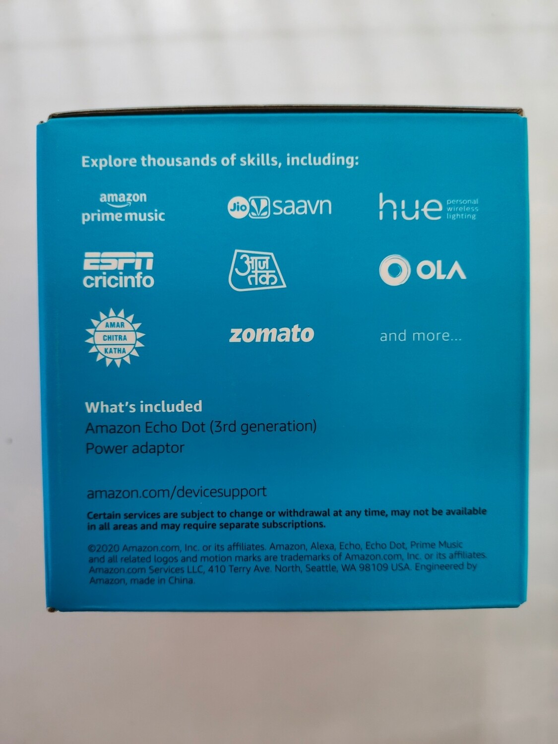 Amazon Echo Dot 3th Gen, Alexa Smart Speaker, Black