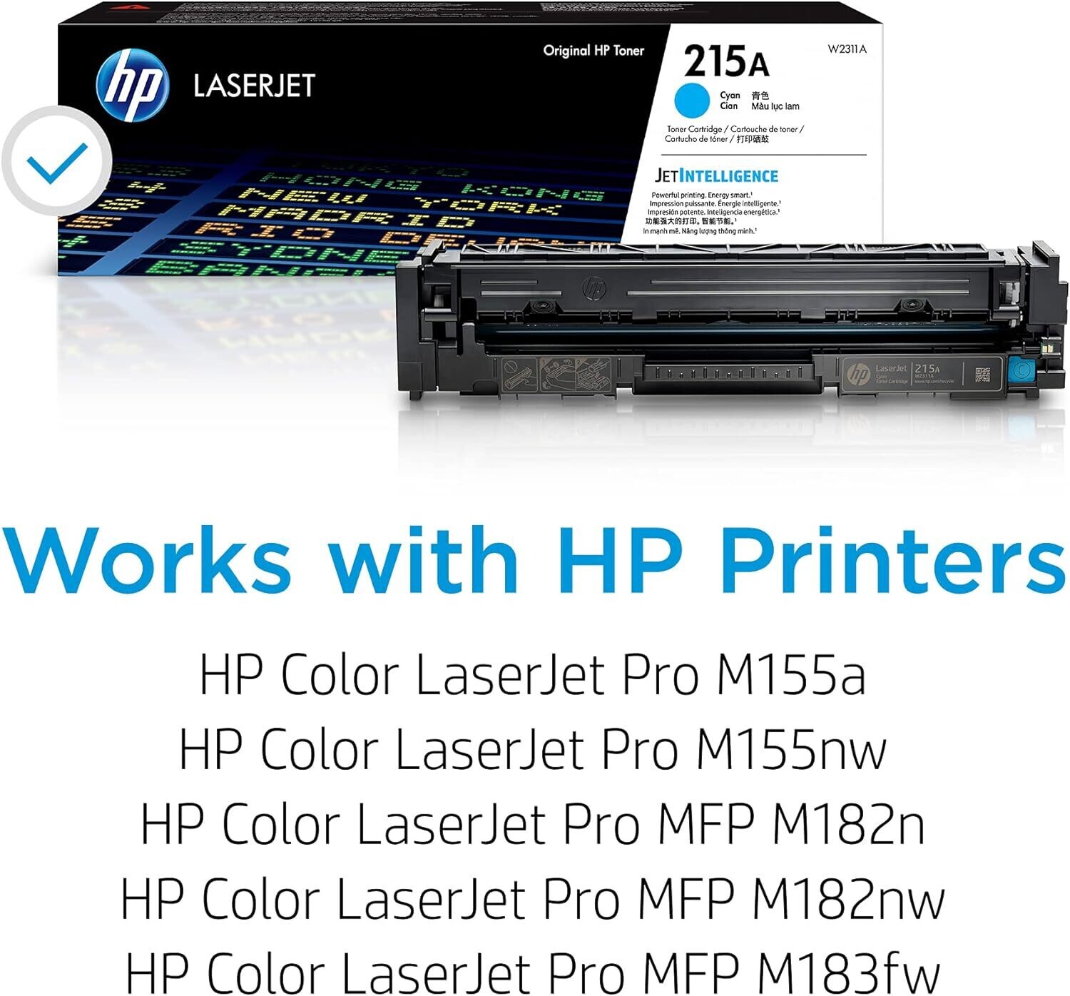 HP 215A Cyan LaserJet Toner Cartridge