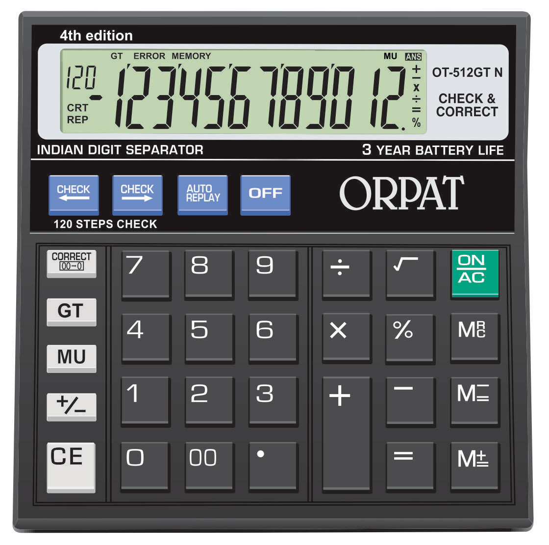 Orpat OT-512GT N Calculator