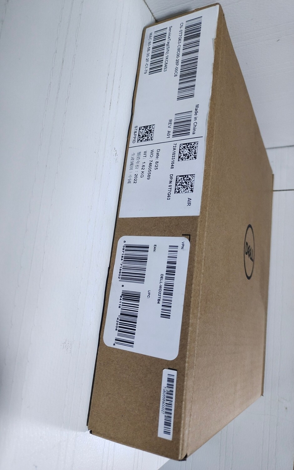 Dell WD22TB4 Thunderbolt Docking