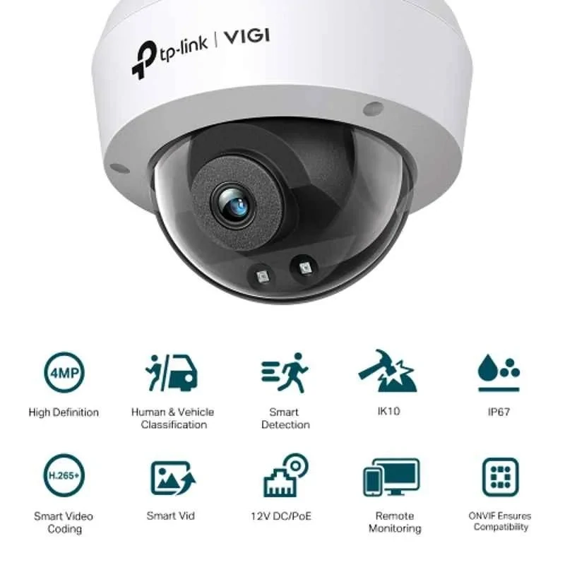 TP Link VIGI C220I 2MP IR Dome Network Camera TP Link VIGI C220I 2MP IR Dome Network Camera