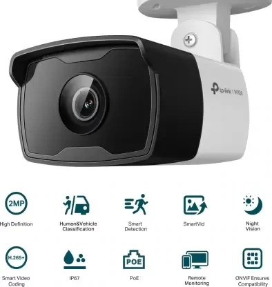 TP Link VIGI C320I 2MP Outdoor IR Bullet Network Camera TP Link VIGI C320I 2MP Outdoor IR Bullet Network Camera
