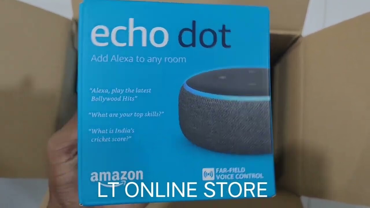Amazon Echo Dot 3th Gen, Alexa Smart Speaker, Black