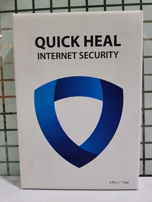 New, 3 User, 1 Year, Quick Heal Internet Security