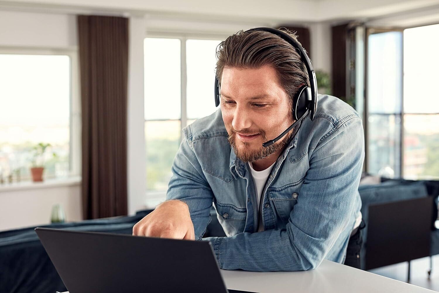 Sennheiser Epos PC 8.2 Wired On Ear Headphones with Mic (Black)