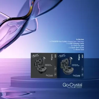 Fingers Go-Crystal TWS Earbuds (Imperial Blue)