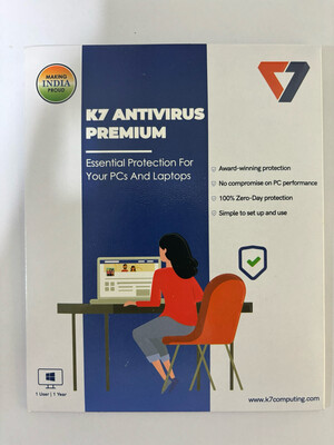 Renewal, 1 User, 1 Year, K7 Antivirus, Premium