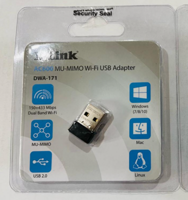 D-Link 433mbps WiFi USB Adapter (DWA-171)