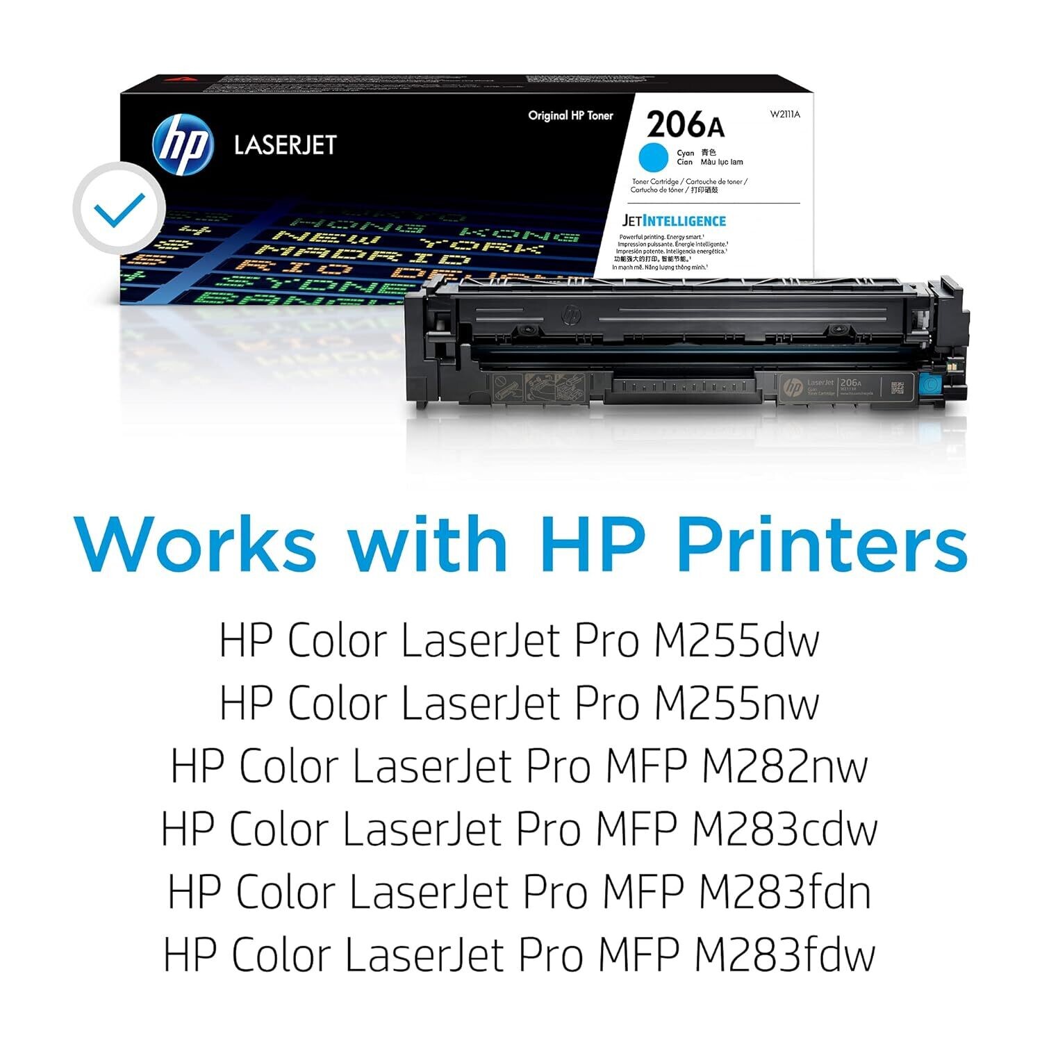 HP 206A Cyan Toner Cartridge HP 206A Cyan Toner Cartridge