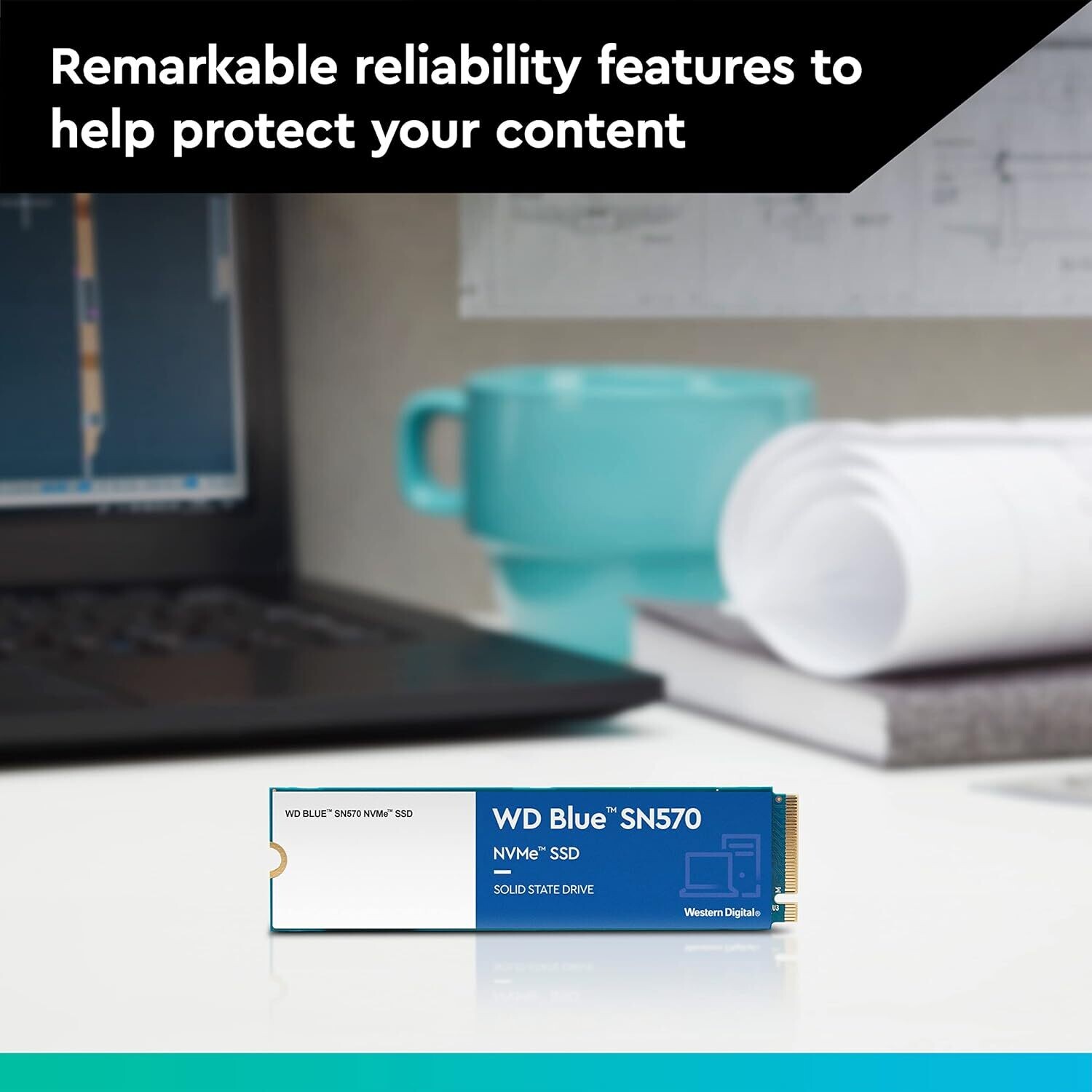 WD Blue 2TB SN570 NVMe M.2 (2280) Internal SSD- RS.12500